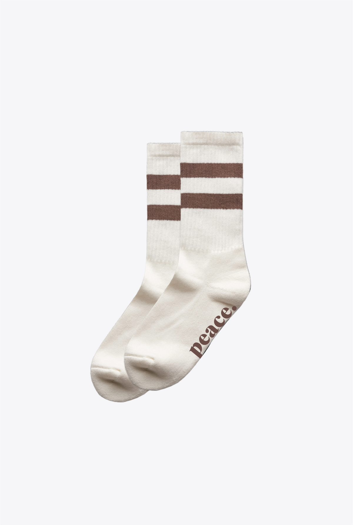 Peace Socks - White
