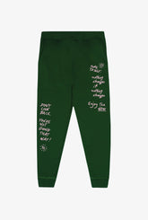 Note to Self Joggers - Forest Green