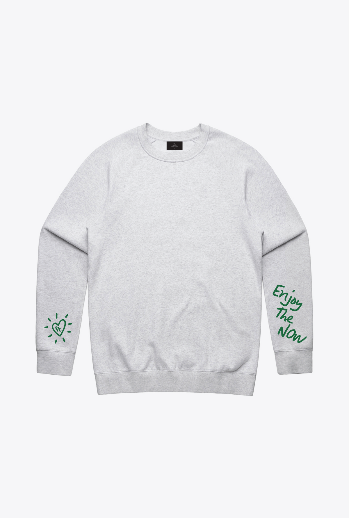 Enjoy the Now Crewneck - Ash