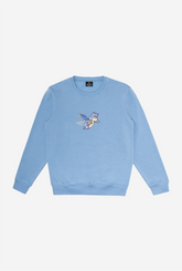 Don't Feel Bad About Feeling Crewneck - VIsta Blue