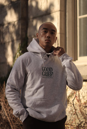 Peanuts Mental Health is Health Good Grief! Hoodie - Ash Grey