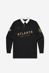 Atlanta United FC Rugby Long Sleeve Polo - Black
