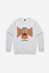 Chicago Bears Washed Graphic Crewneck - Ash