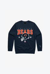 Chicago Bears Vintage Kids Crewneck - Navy