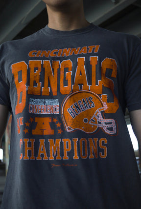 Cincinnati Bengals Vintage Championship T-Shirt - Black