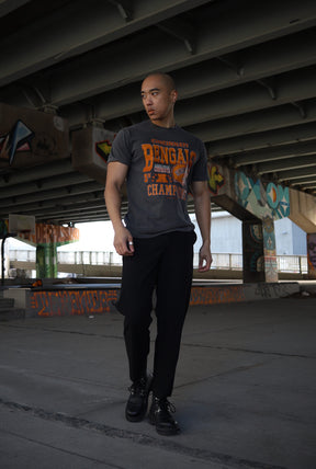 Cincinnati Bengals Vintage Championship T-Shirt - Black