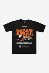 Cincinnati Bengals Vintage Ad Heavyweight T Shirt - Black