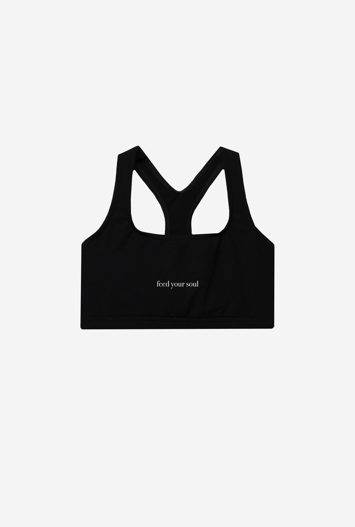 Feed Your Soul Movement™ Bra Top - Black