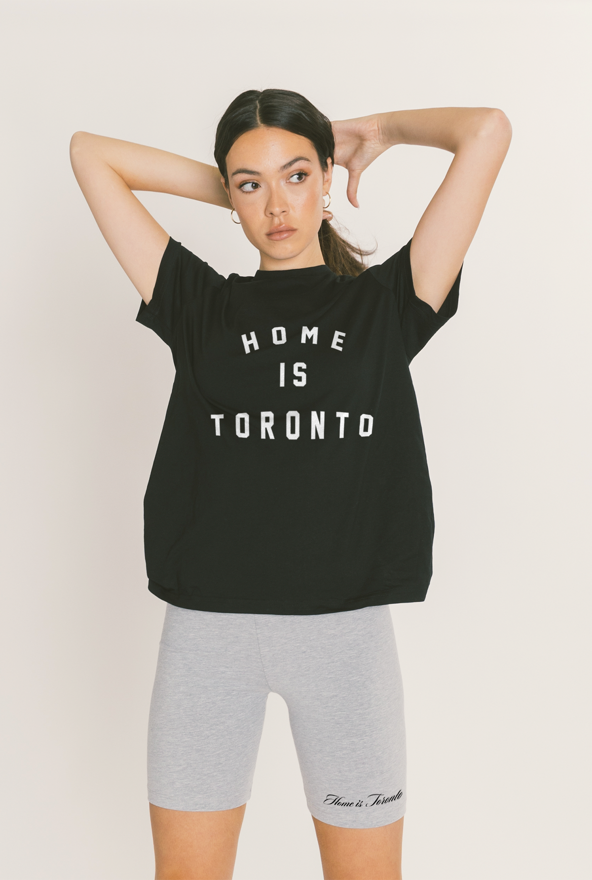 Home is Toronto Varsity Women's T-Shirt - Black
