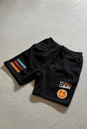 Toronto Smiley Shorts - Black
