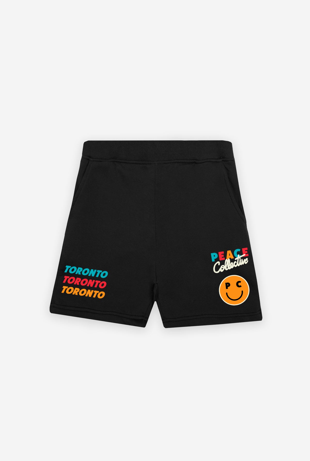 Toronto Smiley Shorts - Black