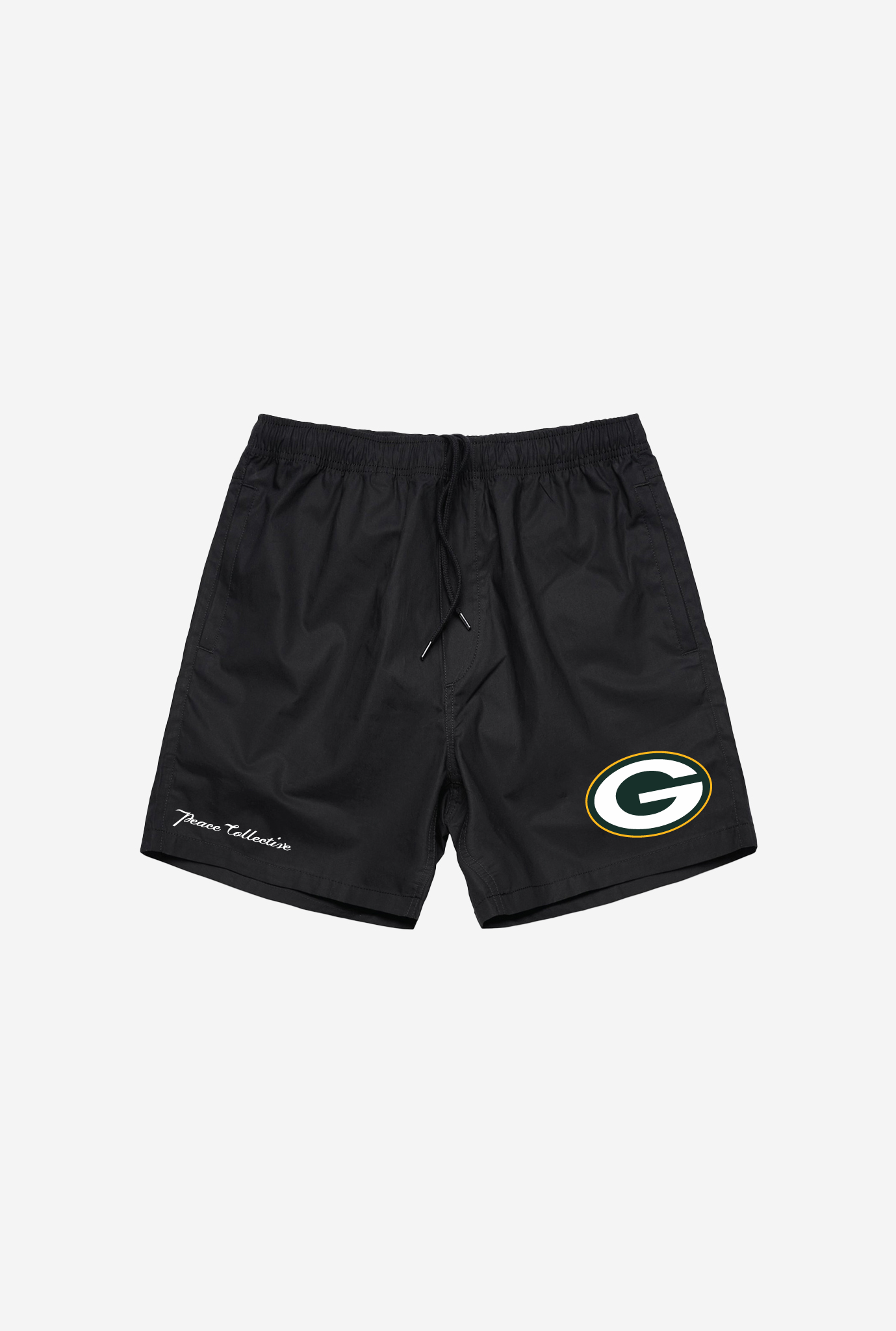 Green Bay Packers Shorts - Black