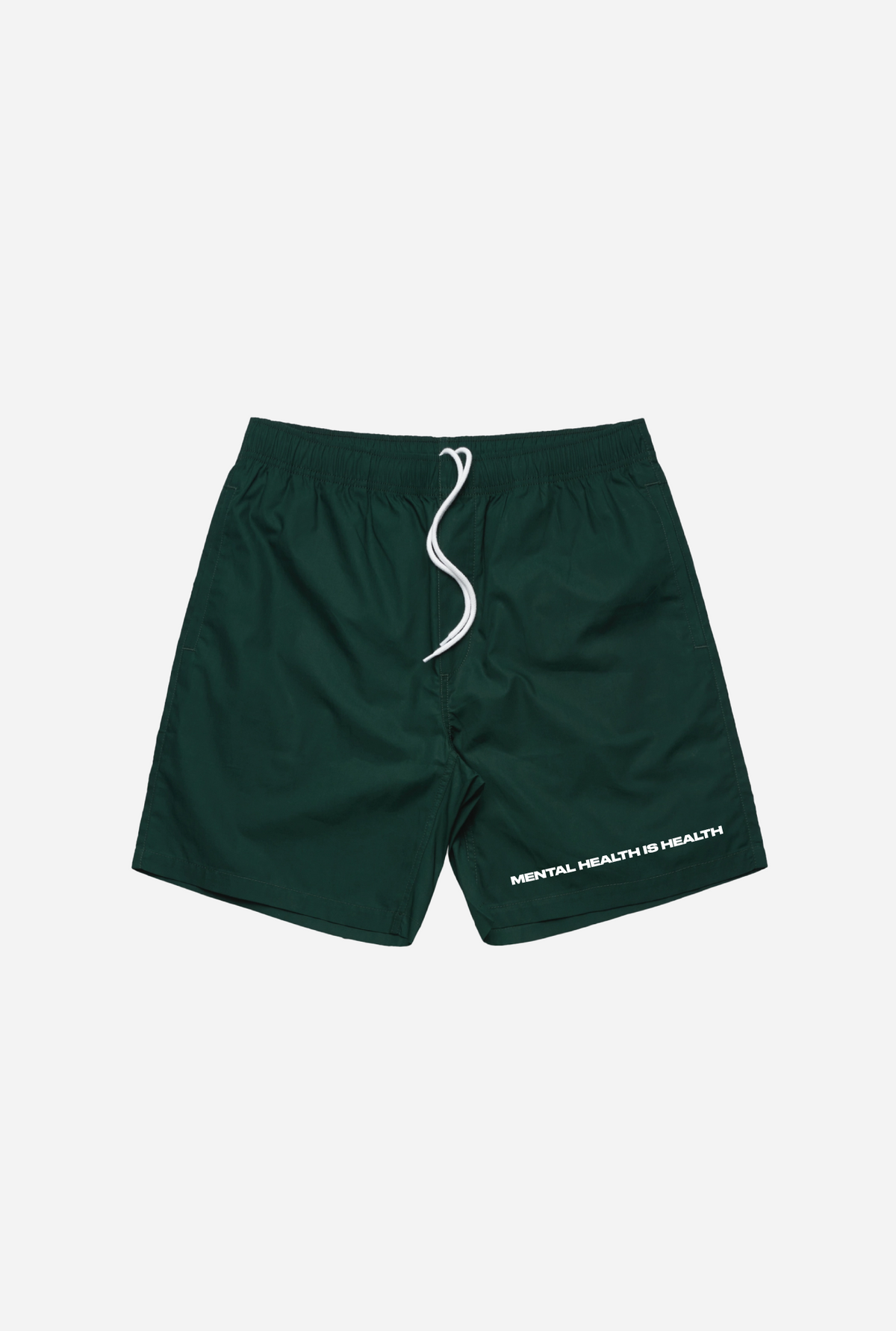 Mental Health is Health Board Shorts - Pine Green