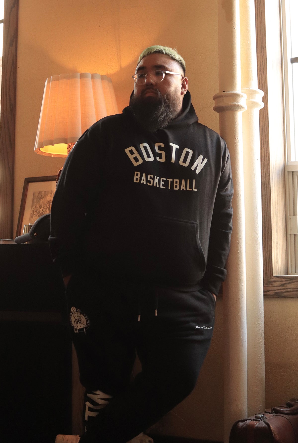 Boston Celtics Heavyweight Jogger - Black