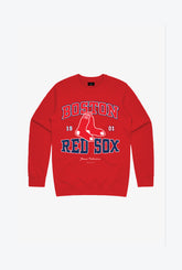 Boston Red Sox Vintage Kids Crewneck - Red