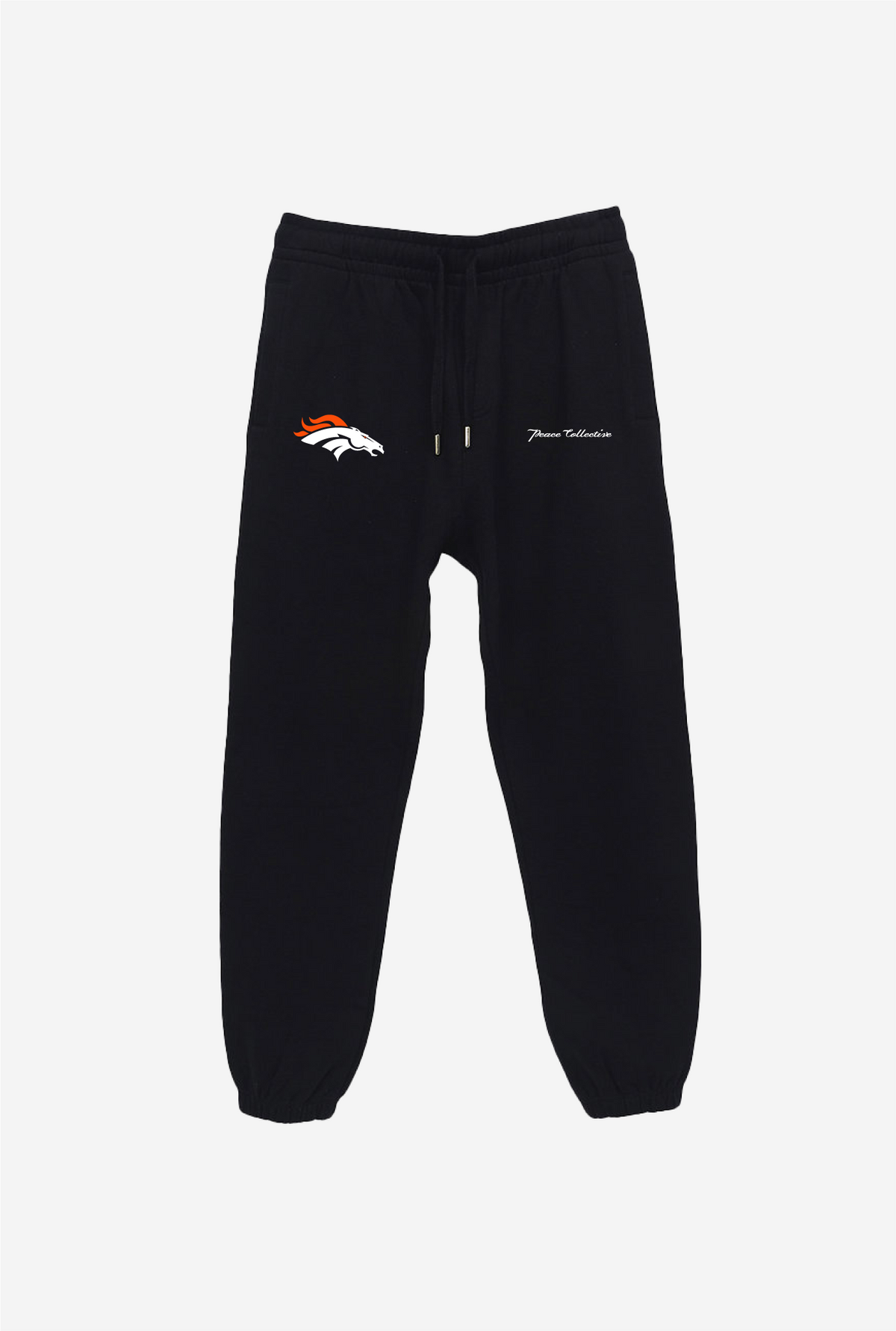Pantalon de jogging épais avec logo des Denver Broncos - Noir 