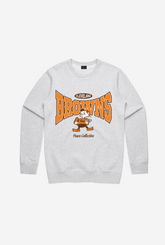 Cleveland Browns Washed Graphic Crewneck - Ash
