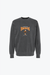 Cleveland Browns Vintage Embroidered Crewneck - Black