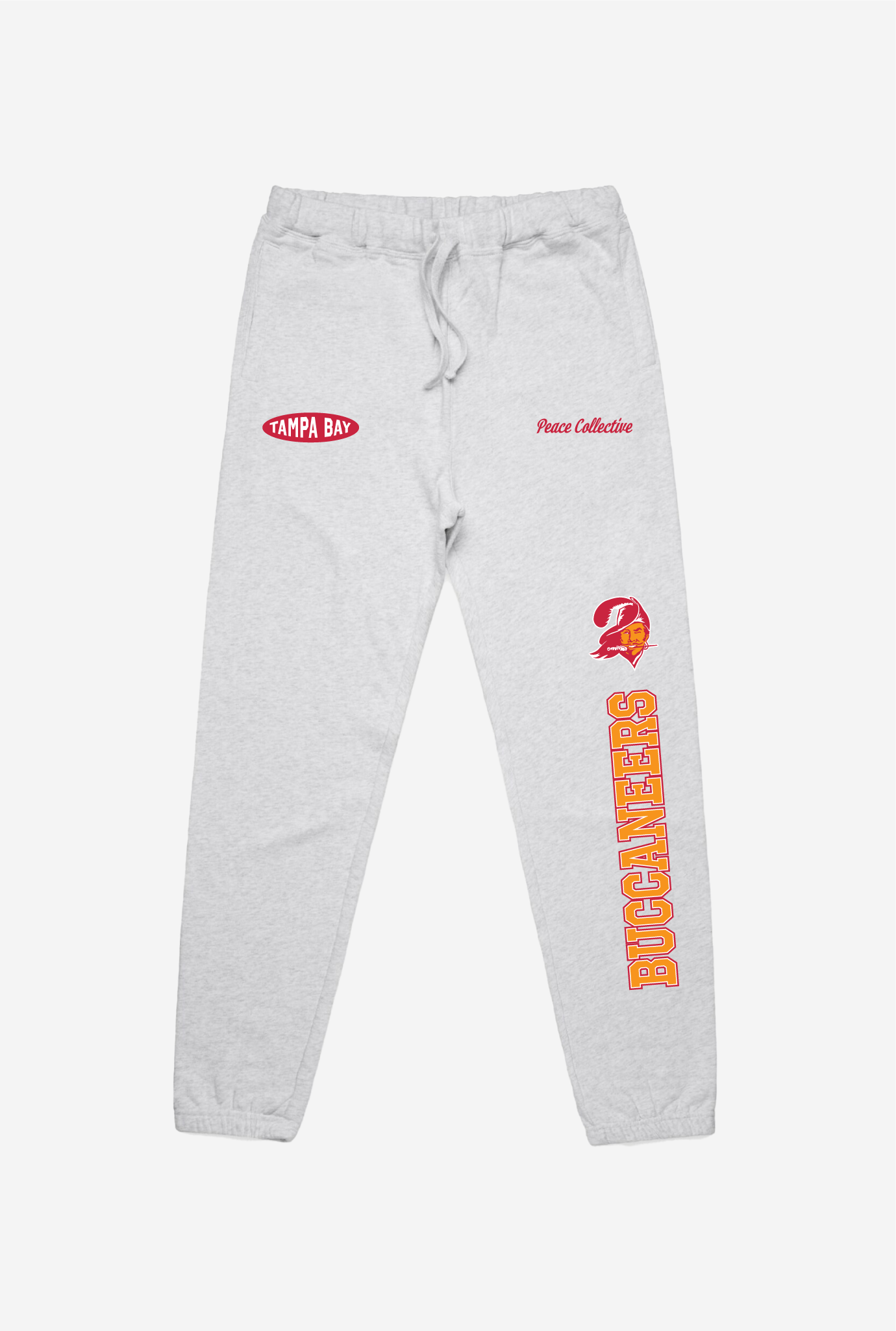 Tampa Bay Buccaneers Washed Graphic Joggers - Ash