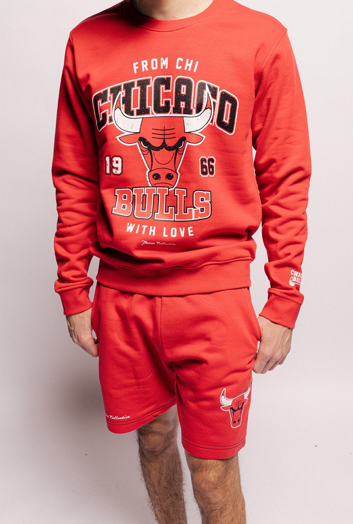 Chicago Bulls Fleece Shorts - Red