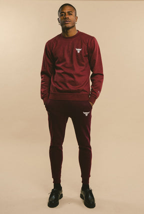 Chicago Bulls Patch Logo Jogger - Maroon