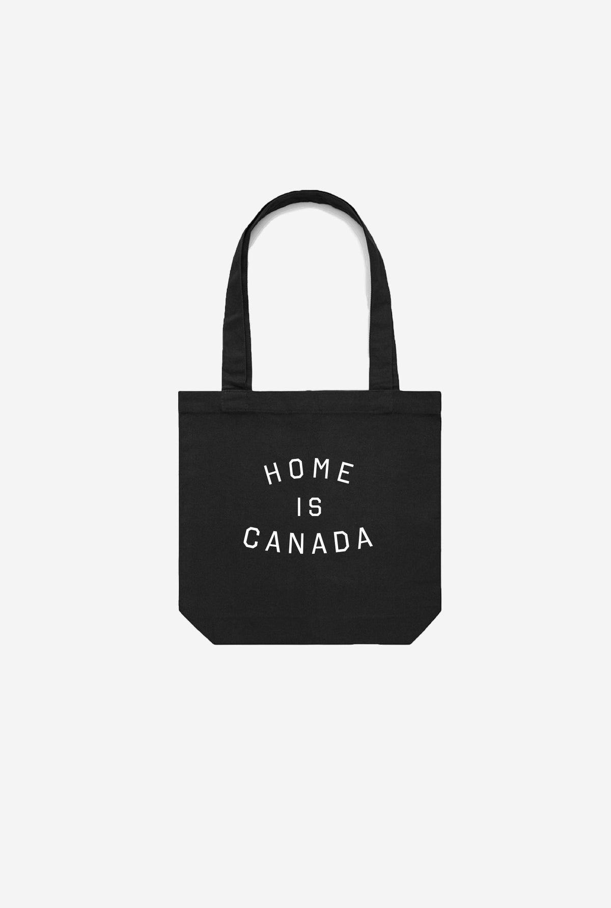 Home is Canada Canvas Tote - Black