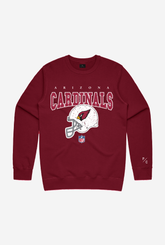 Arizona Cardinals Vintage Crewneck - Maroon
