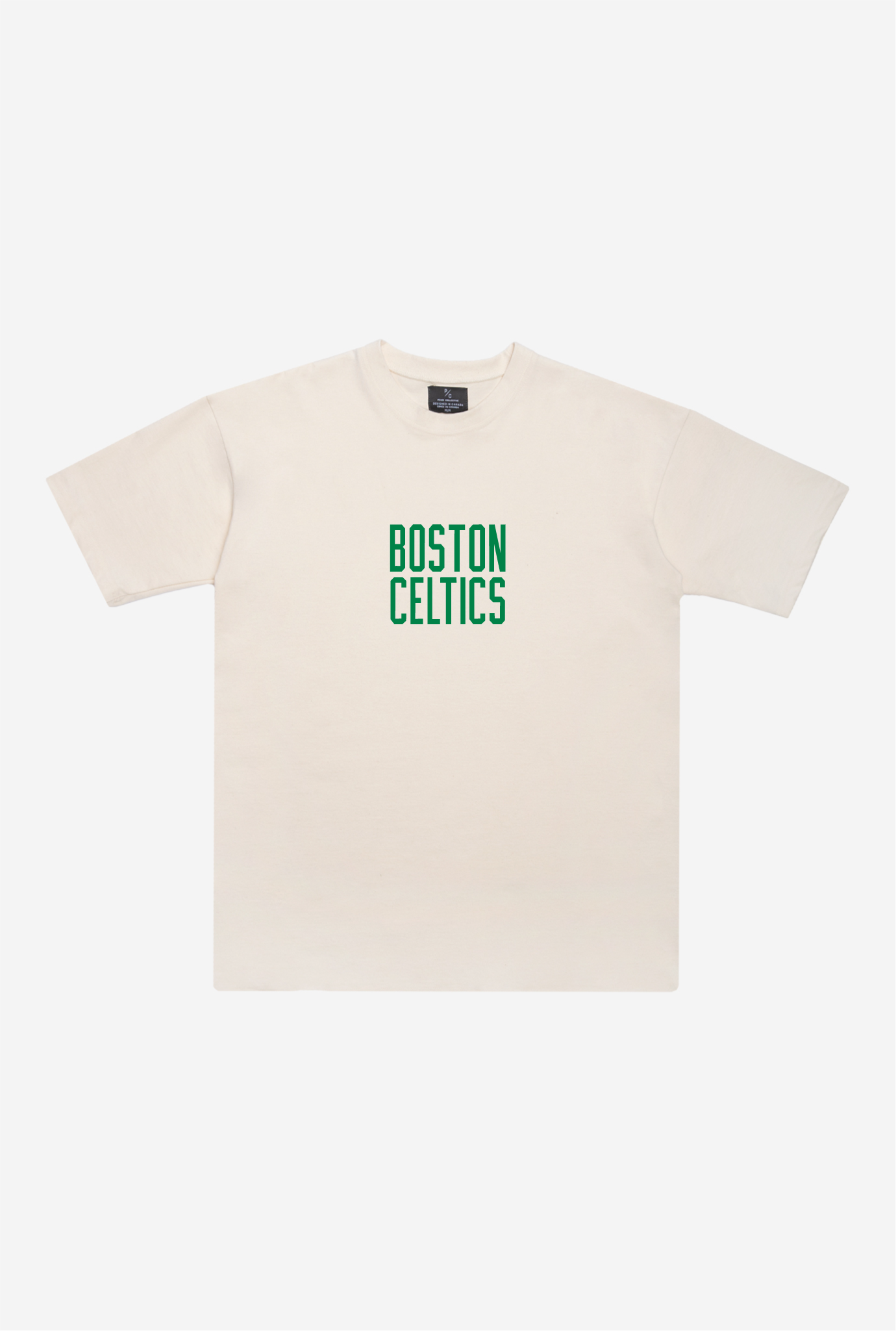 Boston Celtics Heavyweight T-Shirt - Natural