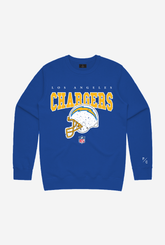 Los Angeles Chargers Vintage Rundhalsausschnitt - Royal