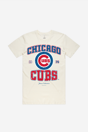 Chicago Cubs Vintage Washed T-Shirt - Ivory