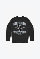 Chicago White Sox Vintage Kids Crewneck - Black