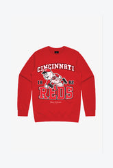 Cincinnati Reds Vintage Kids Crewneck - Red