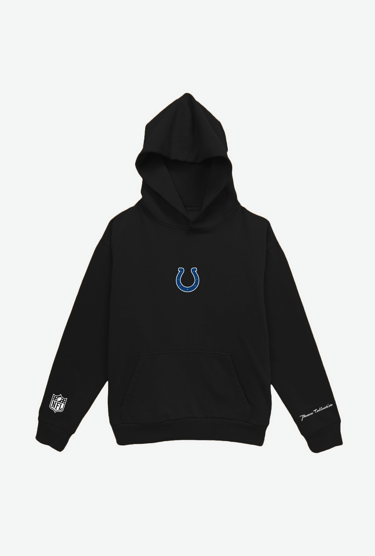 Indianapolis Colts Logo Heavyweight Hoodie - Black