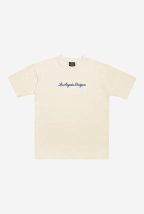 LA Dodgers Heavyweight T Shirt - Natural