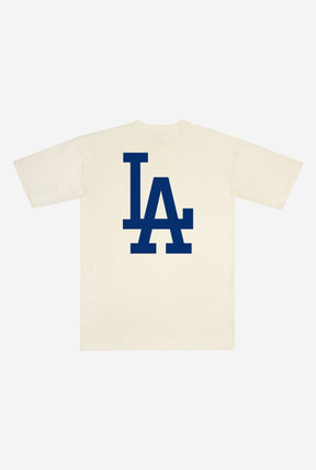 LA Dodgers Heavyweight T Shirt - Natural