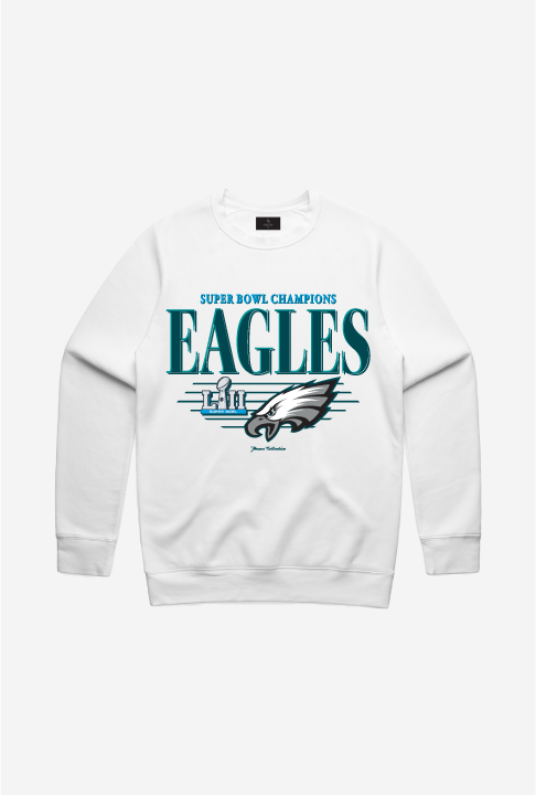 Philadelphia Eagles Crewneck - White
