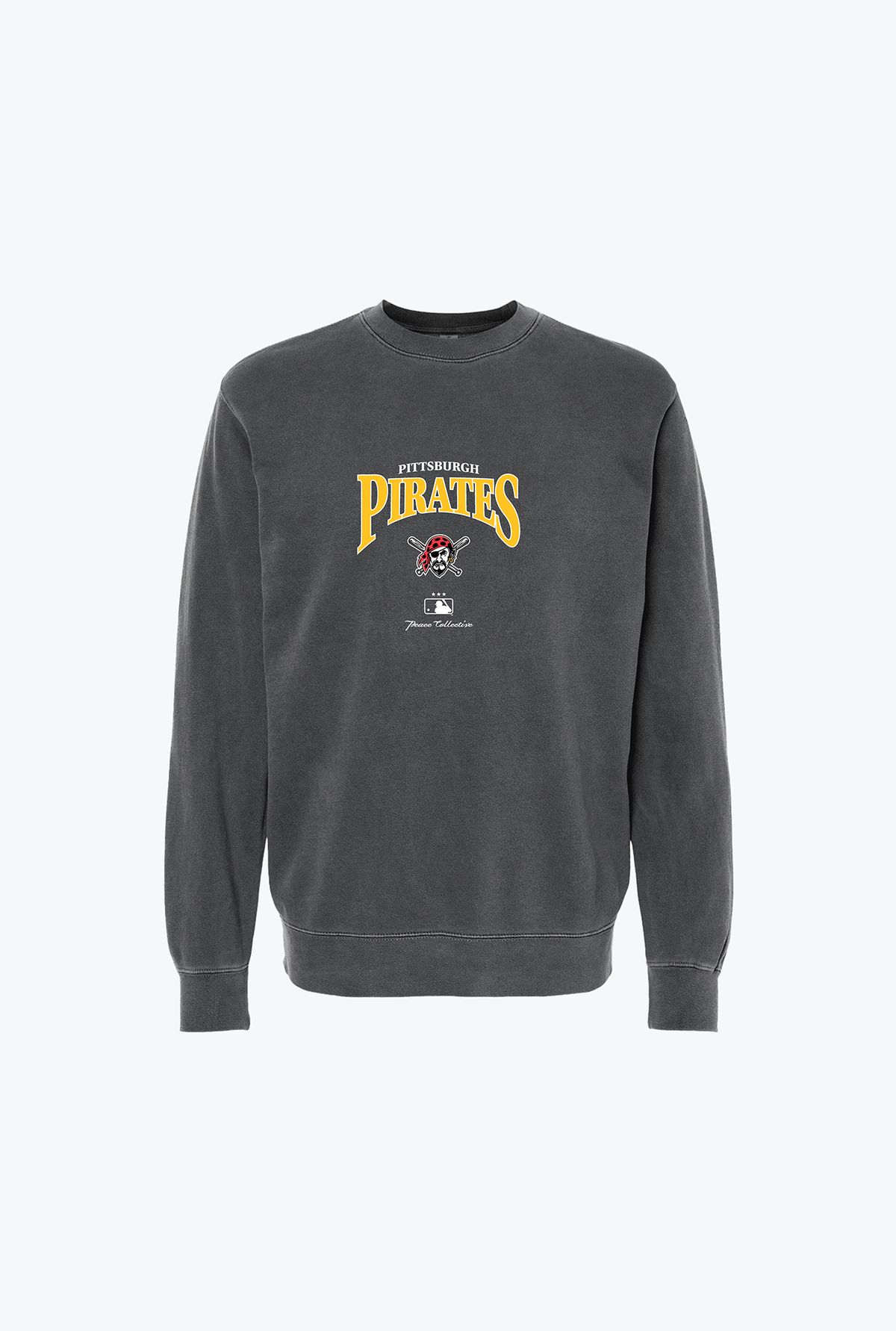 Pittsburgh Pirates Vintage Embroidered Crewneck - Black