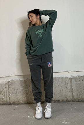 Philadelphia Eagles Vintage Embroidered Crewneck - Sage