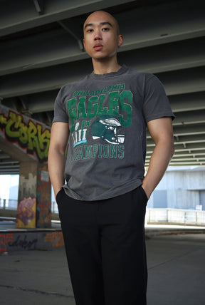 Philadelphia Eagles Vintage Championship T-Shirt - Black
