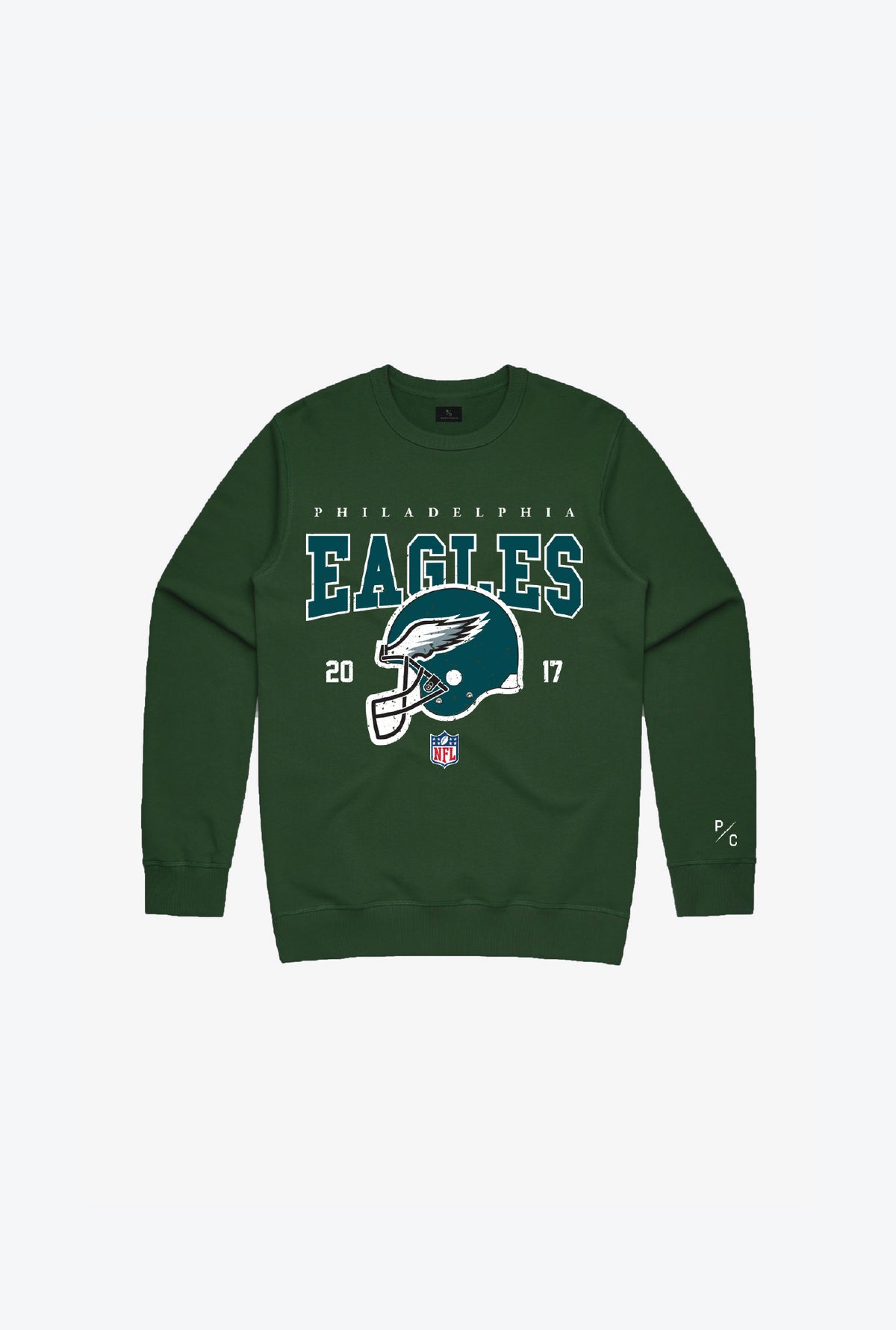 Philadelphia Eagles Vintage Kids Crewneck - Forest Green