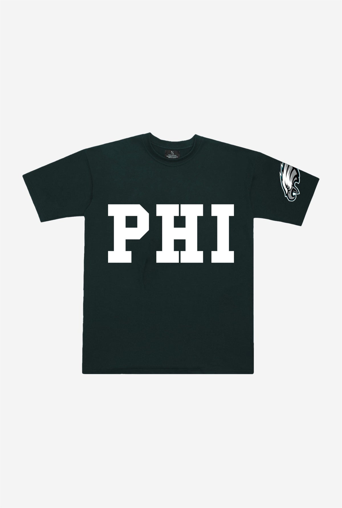 Philadelphia Eagles 'P' Heavyweight T-Shirt - Pine Green