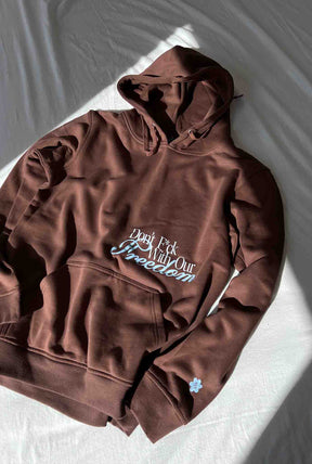 Don't F*ck With Our Freedom Kapuzenpullover - Espresso