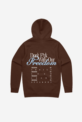 Don't F*ck With Our Freedom Kapuzenpullover - Espresso