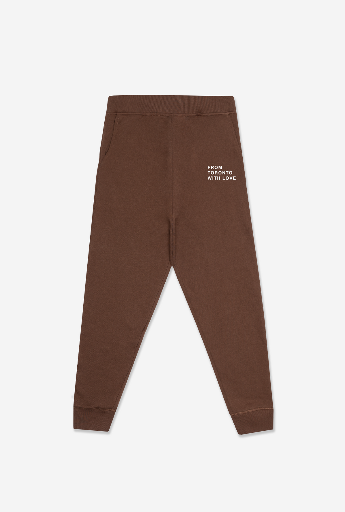 From Toronto with Love Jogger - Espresso