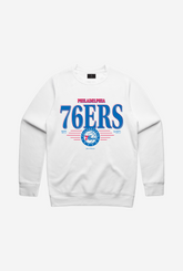 Philadelphia 76ers Signature Crewneck - White