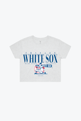 Chicago White Sox Garment Dyed Cropped T-Shirt - Ash