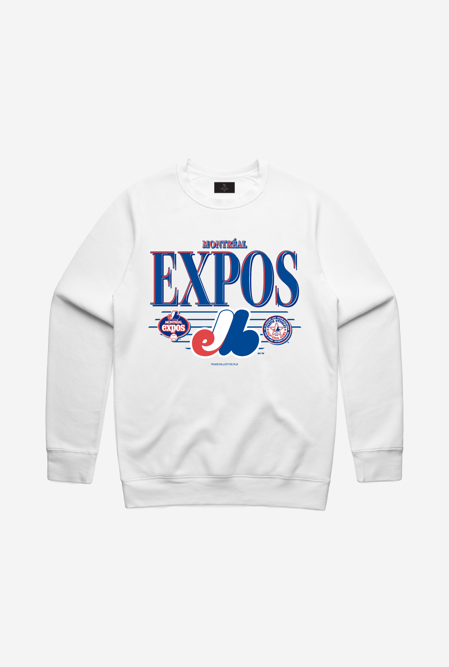 Montreal Expos Throwback Crewneck - White