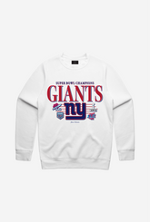 New York Giants Crewneck - White