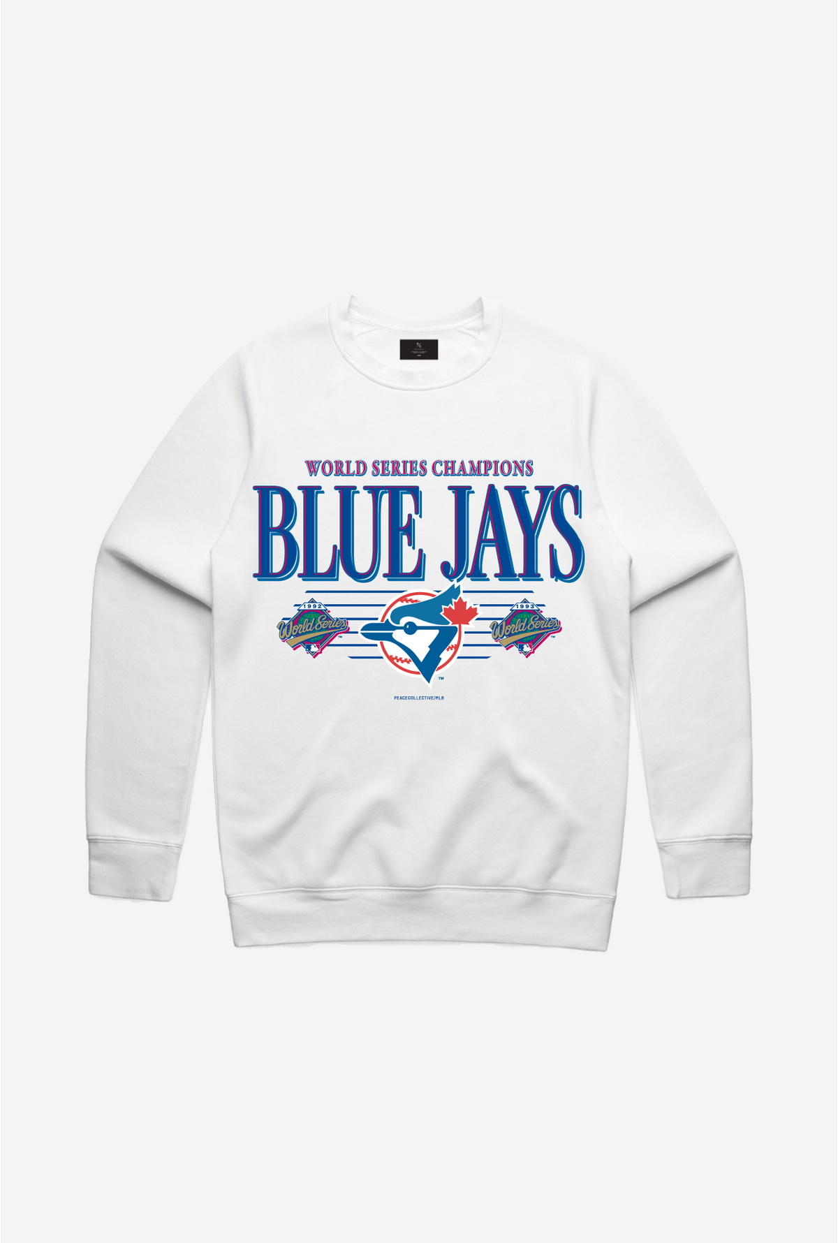 Toronto Blue Jays Throwback Rundhalsausschnitt - Weiß