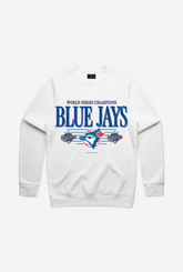 Toronto Blue Jays Throwback Crewneck - White